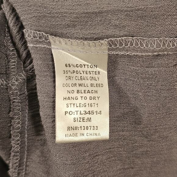 NwT Umgee Gauzy Laced Mini Dress Flutter Sleeve Sz M Flowy Boho Festival Shabby - Picture 4 of 6